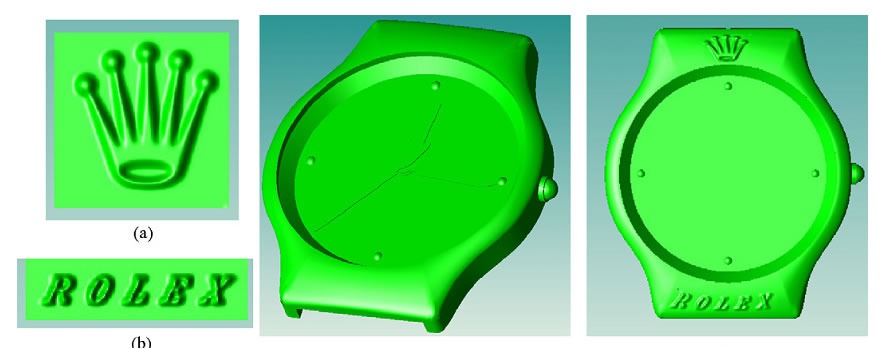 Poisson based reuse of freeform features with NURBS representation